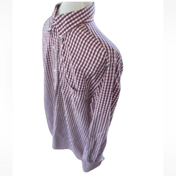 ⭐️ Chaps‎ Ralph Lauren Vintage Cotton Button Down Plaid Shirt Men's Size Large - Picture 3 of 5